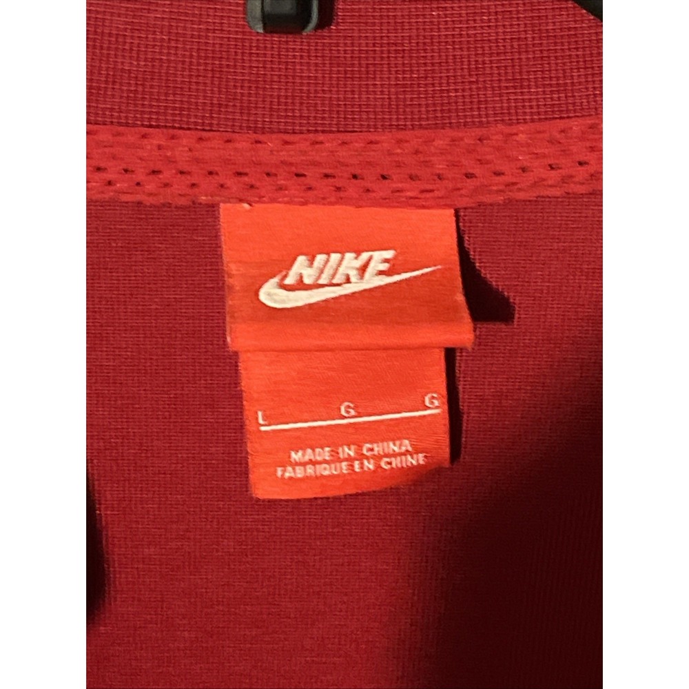 Nike Track Suit Jacket Full Zip Great Design Size LG - Picture 6 of 10